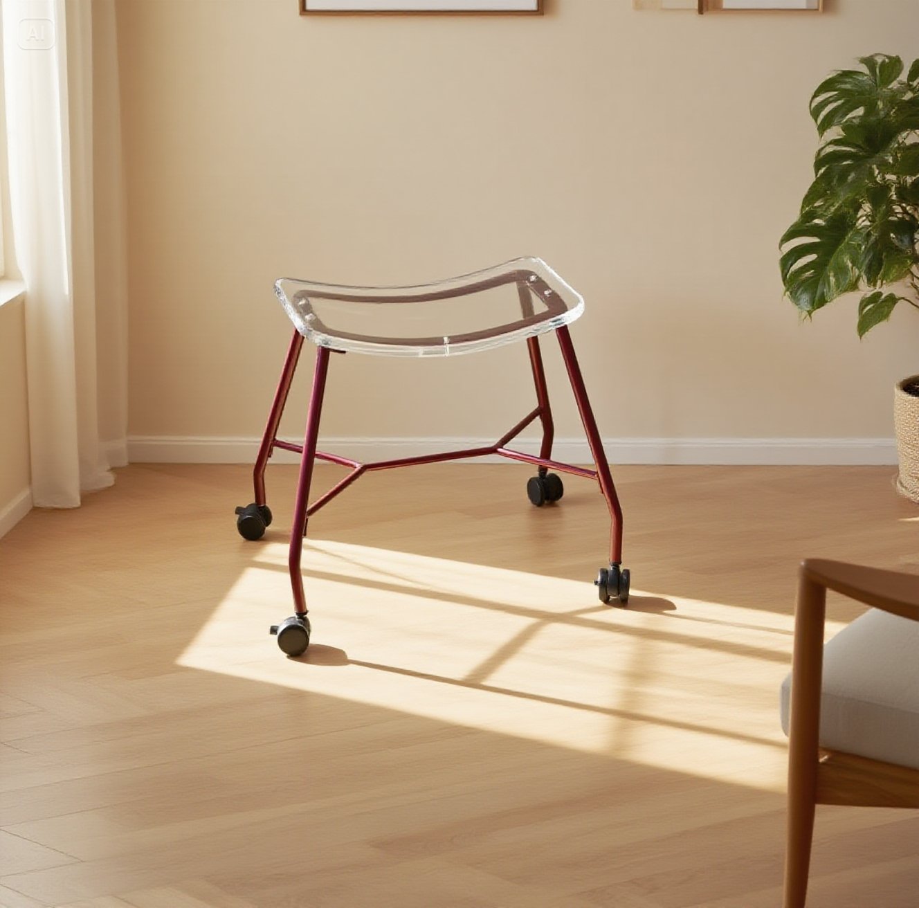 Allegro Light Acrylic Stool