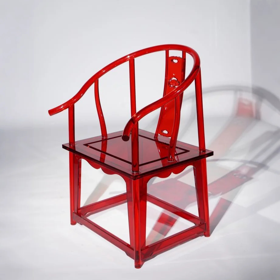 Yun’ao Translucent Crimson Throne Chair