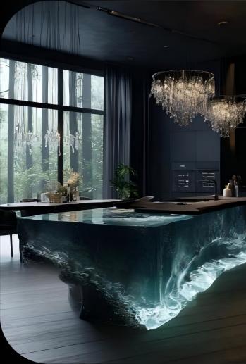Dark Crystal Waterfall Island