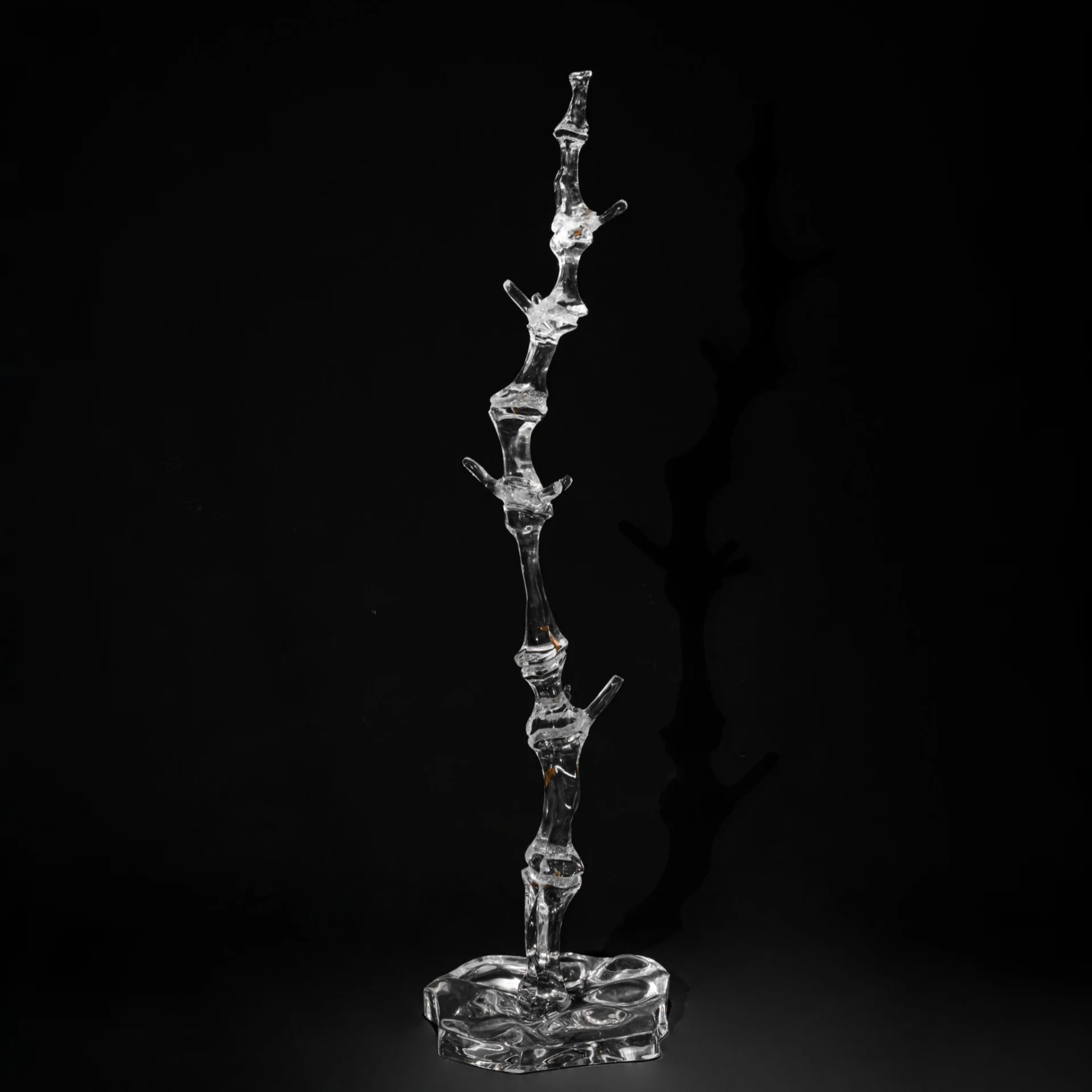 Emerald Reflection Zen Mind Acrylic Coat Rack