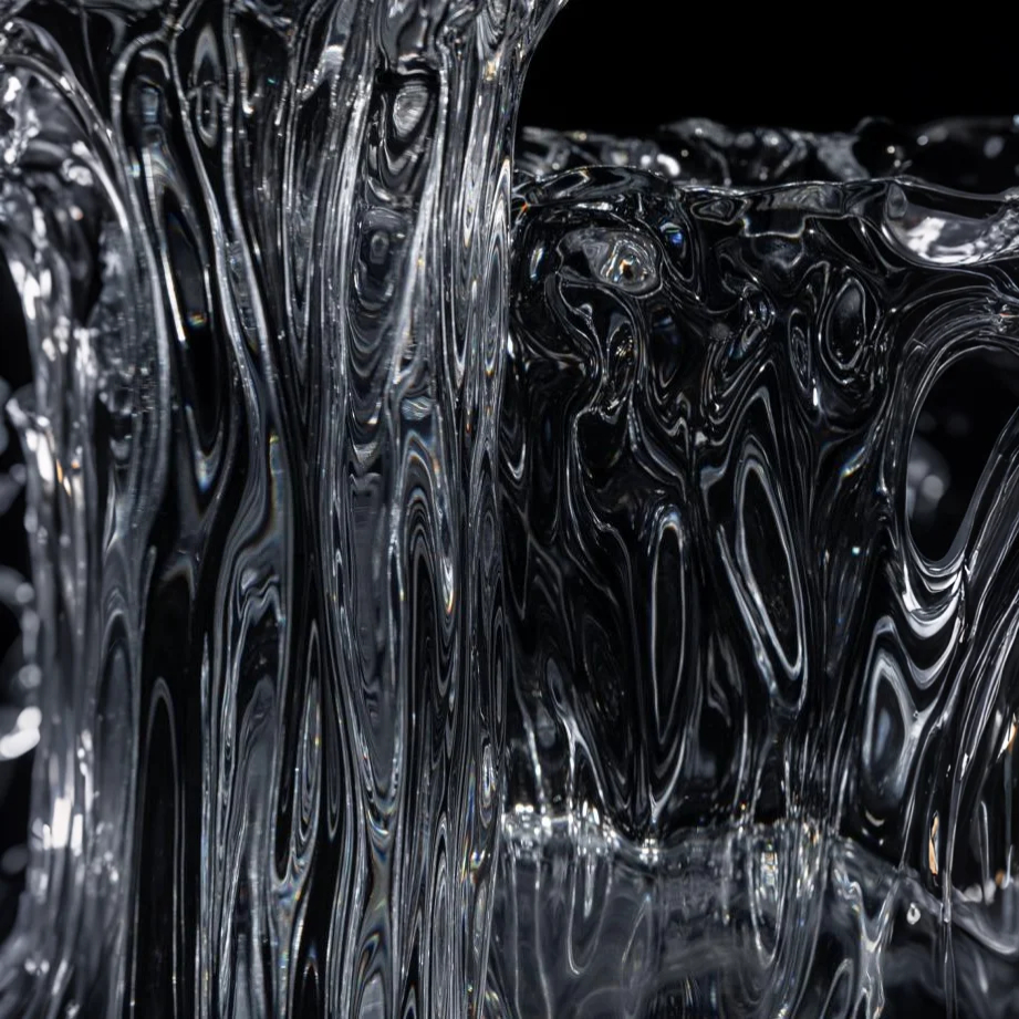 Splash Crystal Acrylic Side Table