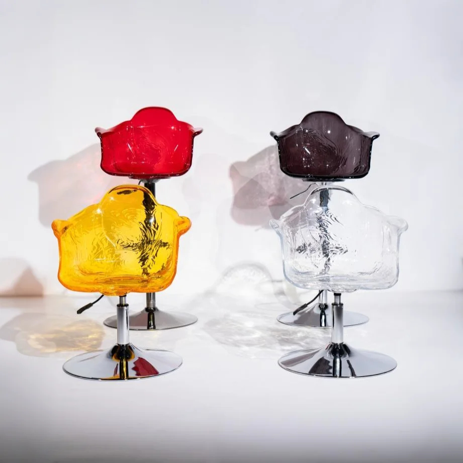 Tidepetal Acrylic Bar Stool