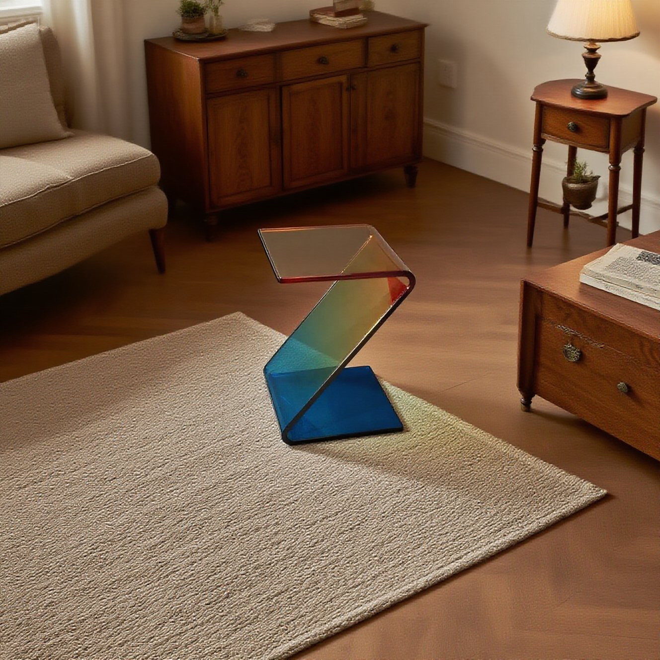 Zephyr Dream Acrylic Side Table