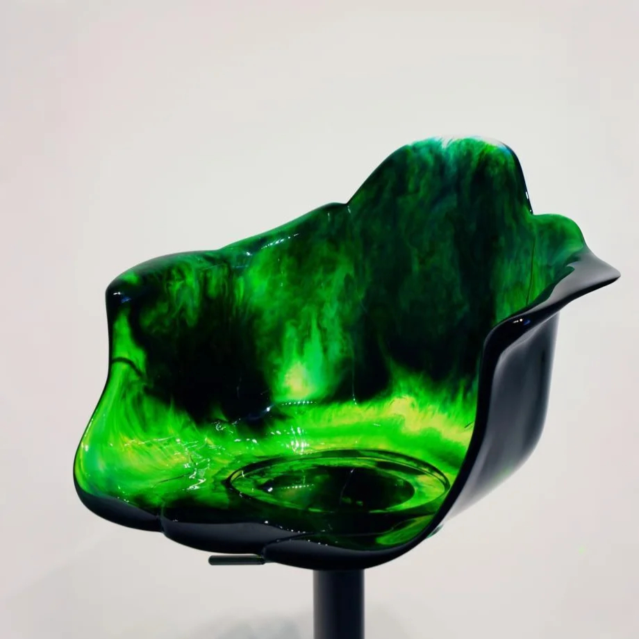 Tidepetal Acrylic Bar Stool