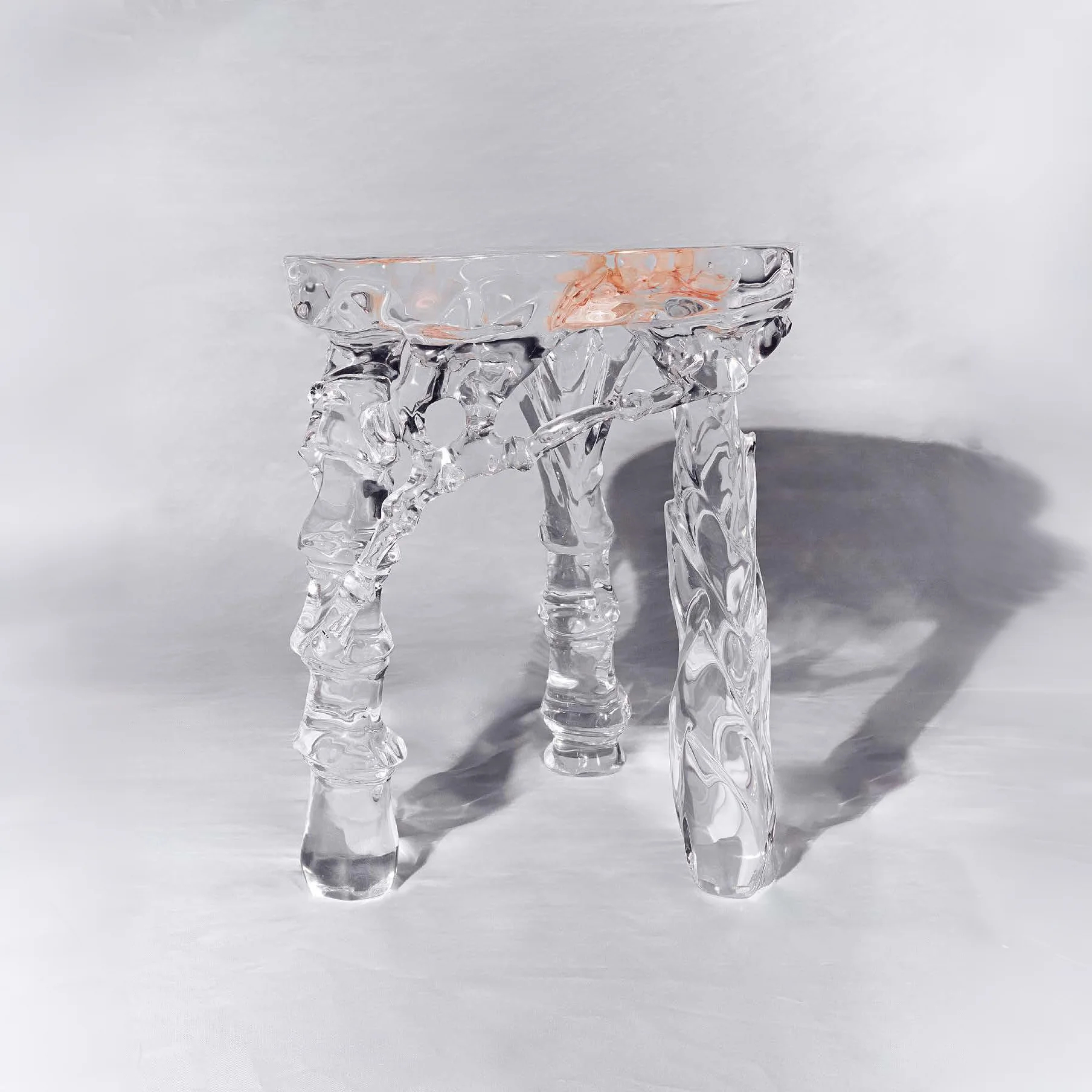 Clear Bamboo Shadow Chair