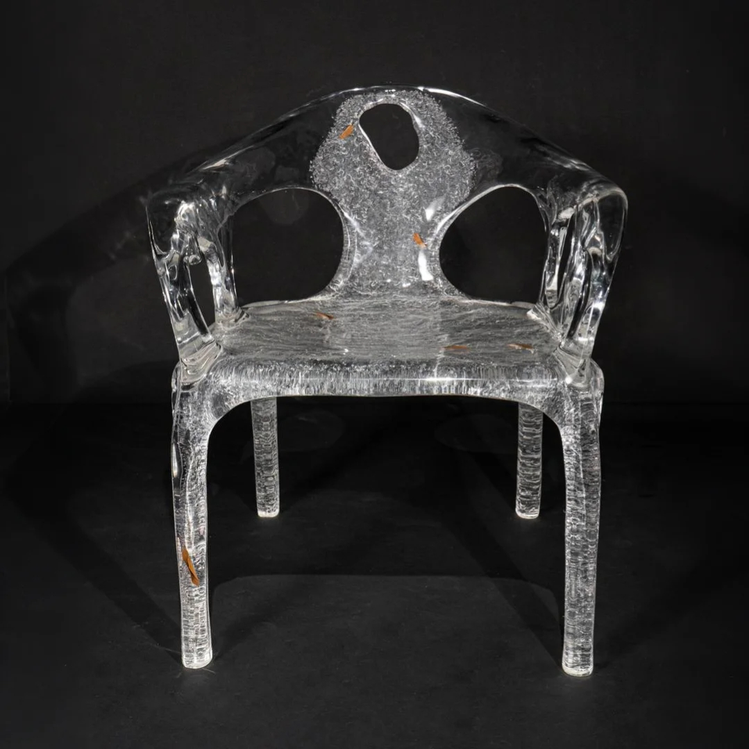 Glacial Hollow Acrylic Chair