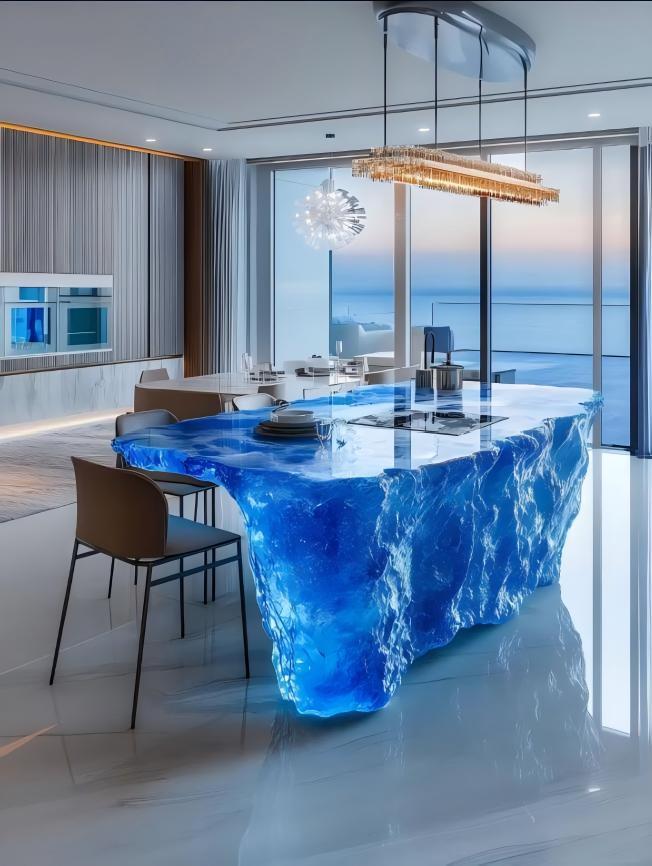 AuroraBlue Crystal Island