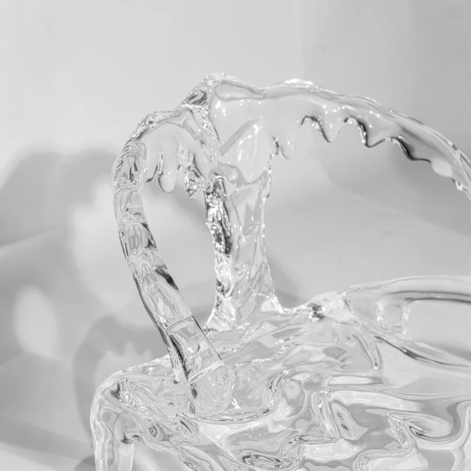 Meltoir Acrylic Chair | Sculptural Transparent Resin Seating