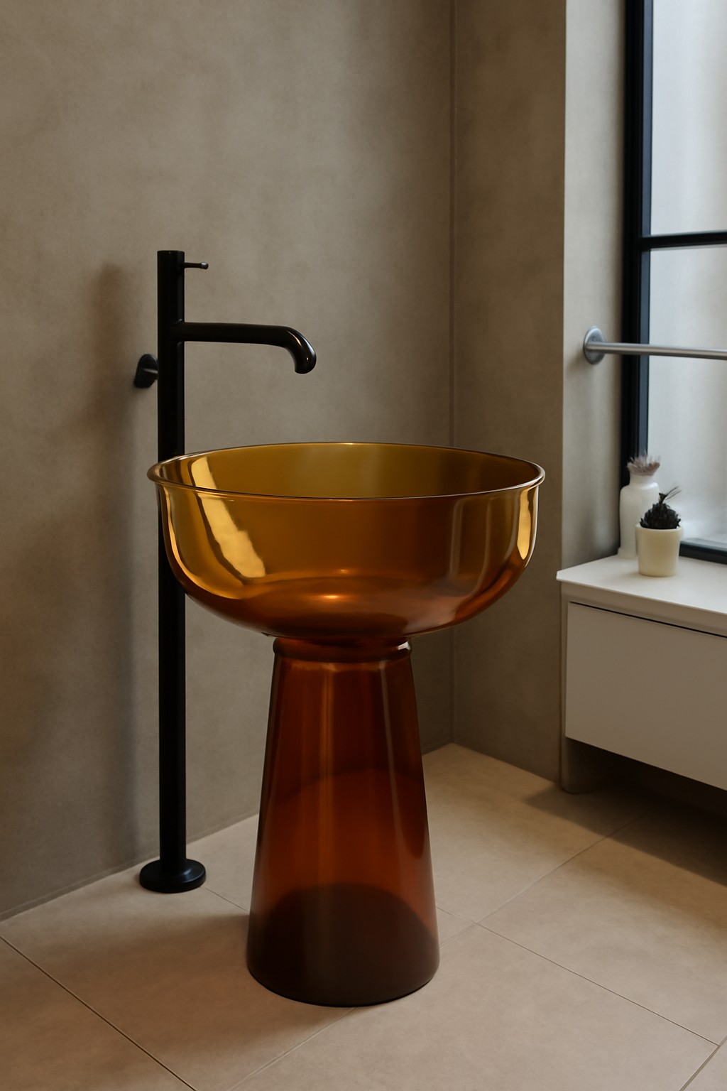 VITRAGLASS Goblet Basin Series