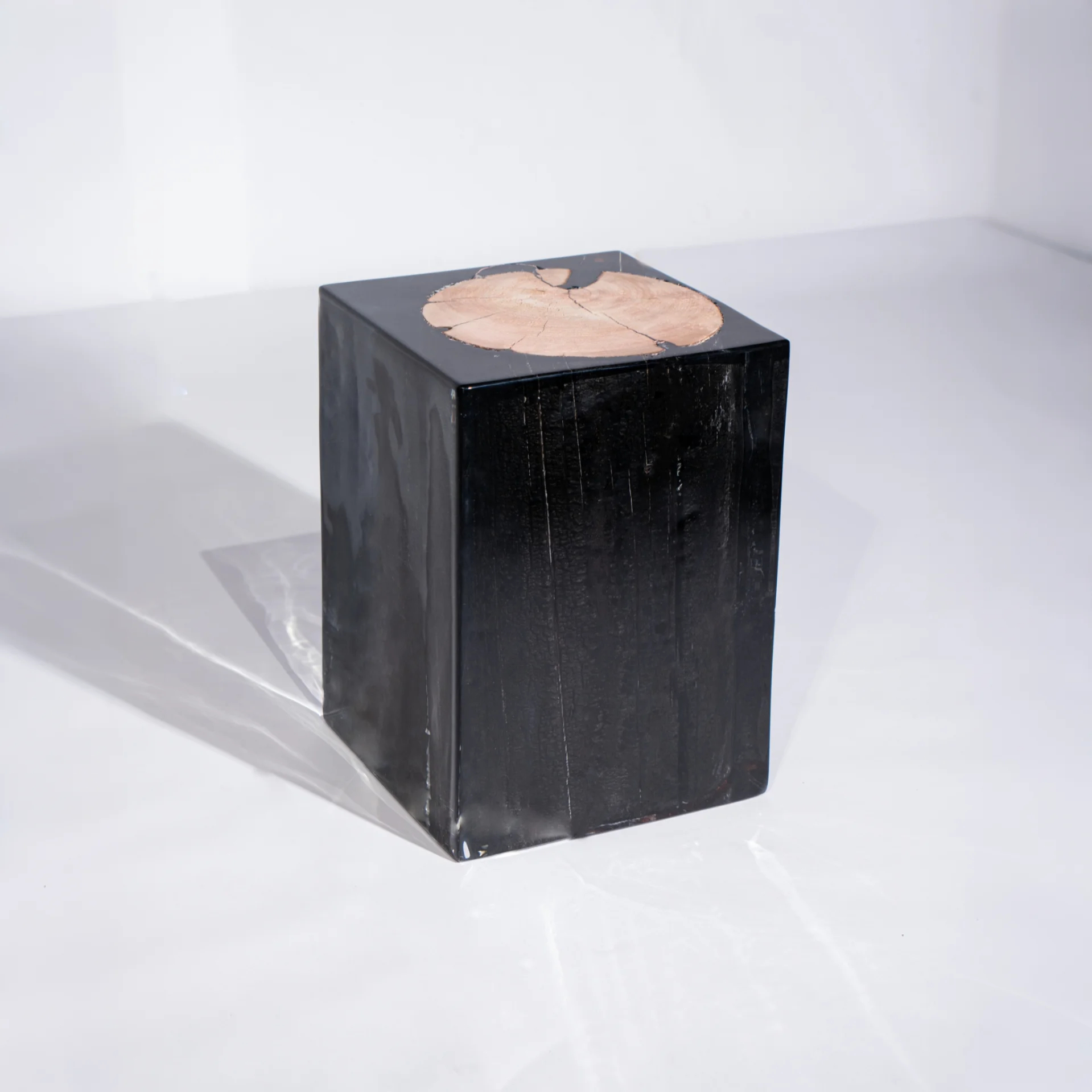 Ebon Dawn Acrylic Stool