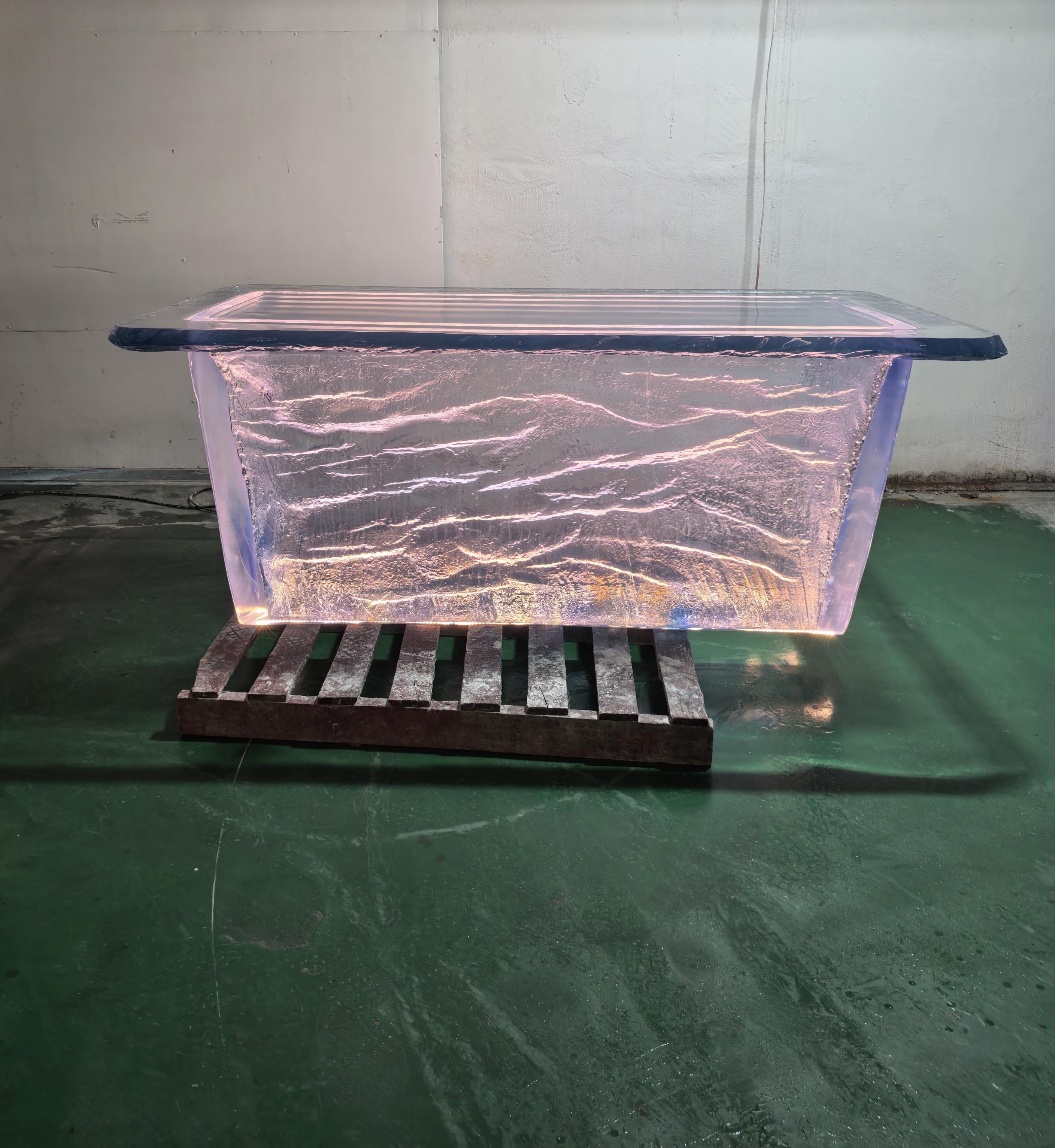 Illuminated Synthetic Crystal Island