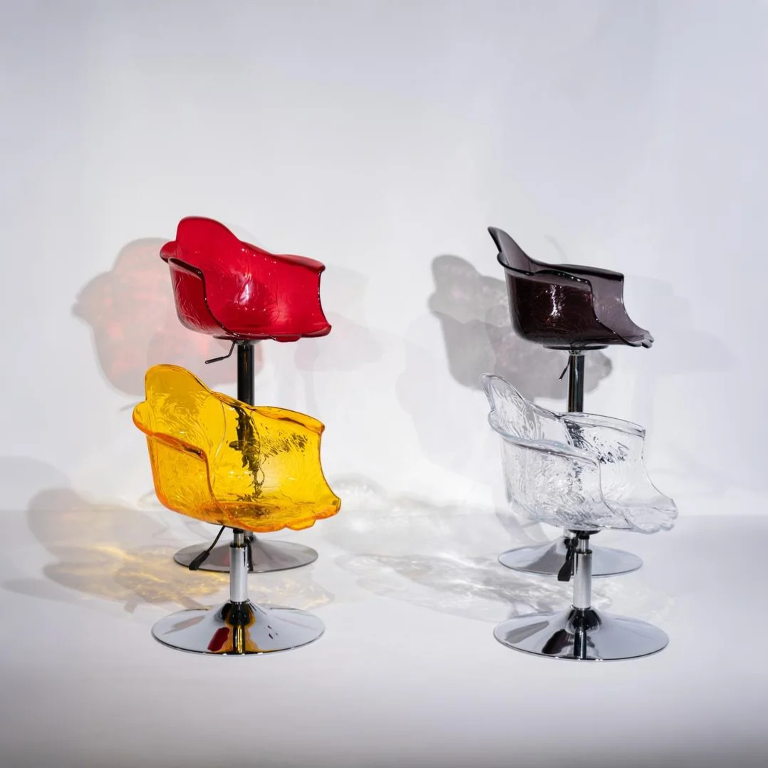 Tidepetal Acrylic Bar Stool