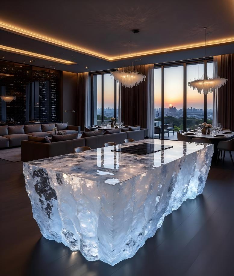 Arctic Drift Crystal Island