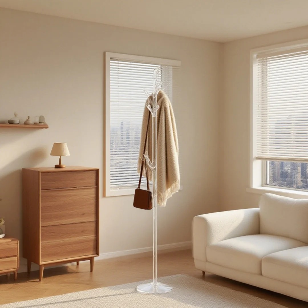 Magpies Happily in the Treetops Coat Rack