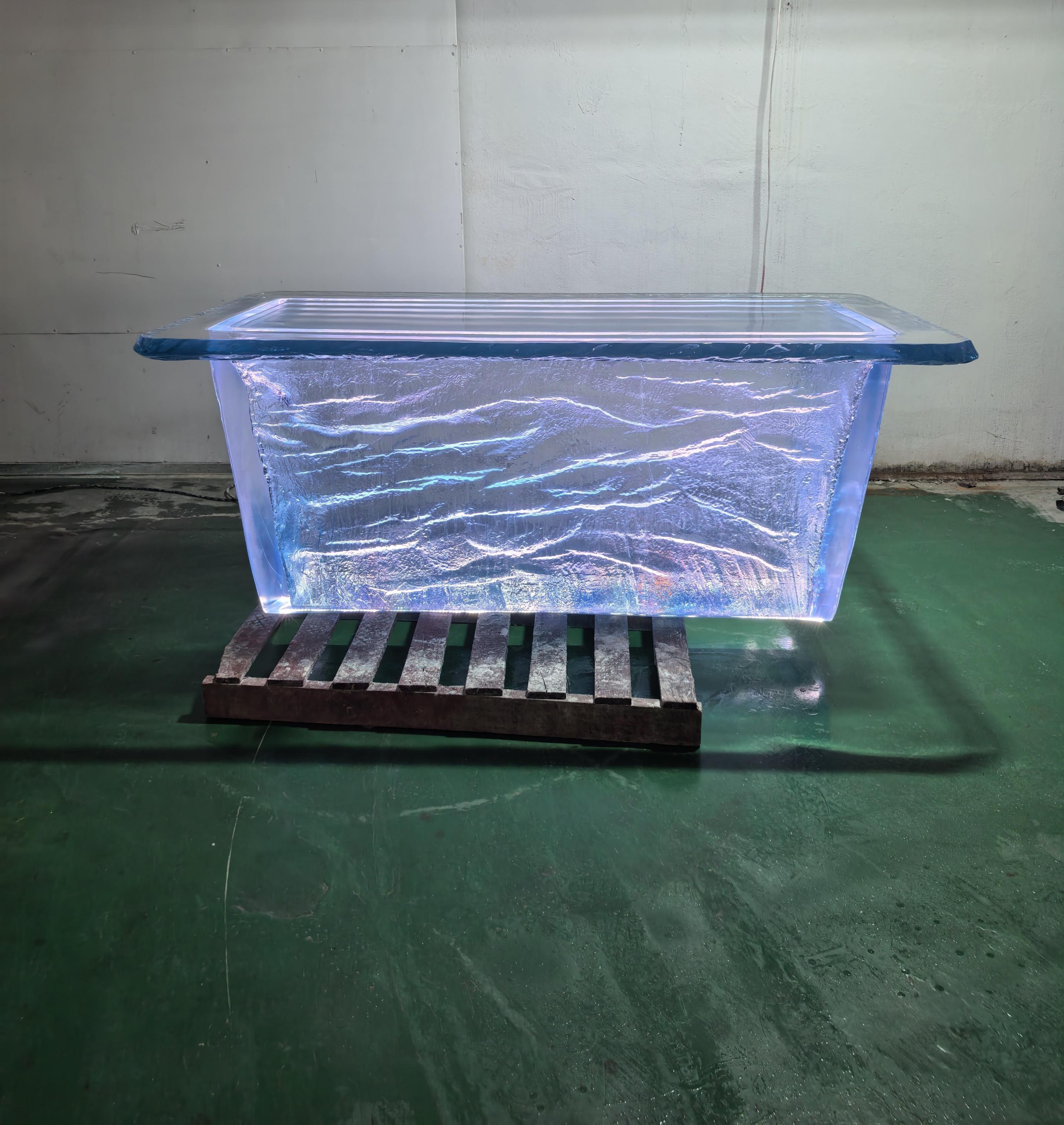 Illuminated Synthetic Crystal Island