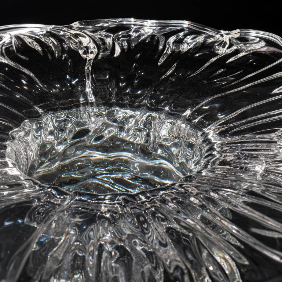 Floral Illusion Acrylic Side Table