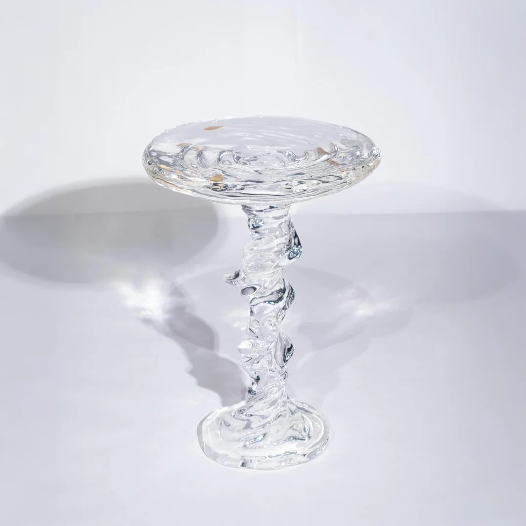Twister Glow Acrylic Side Table