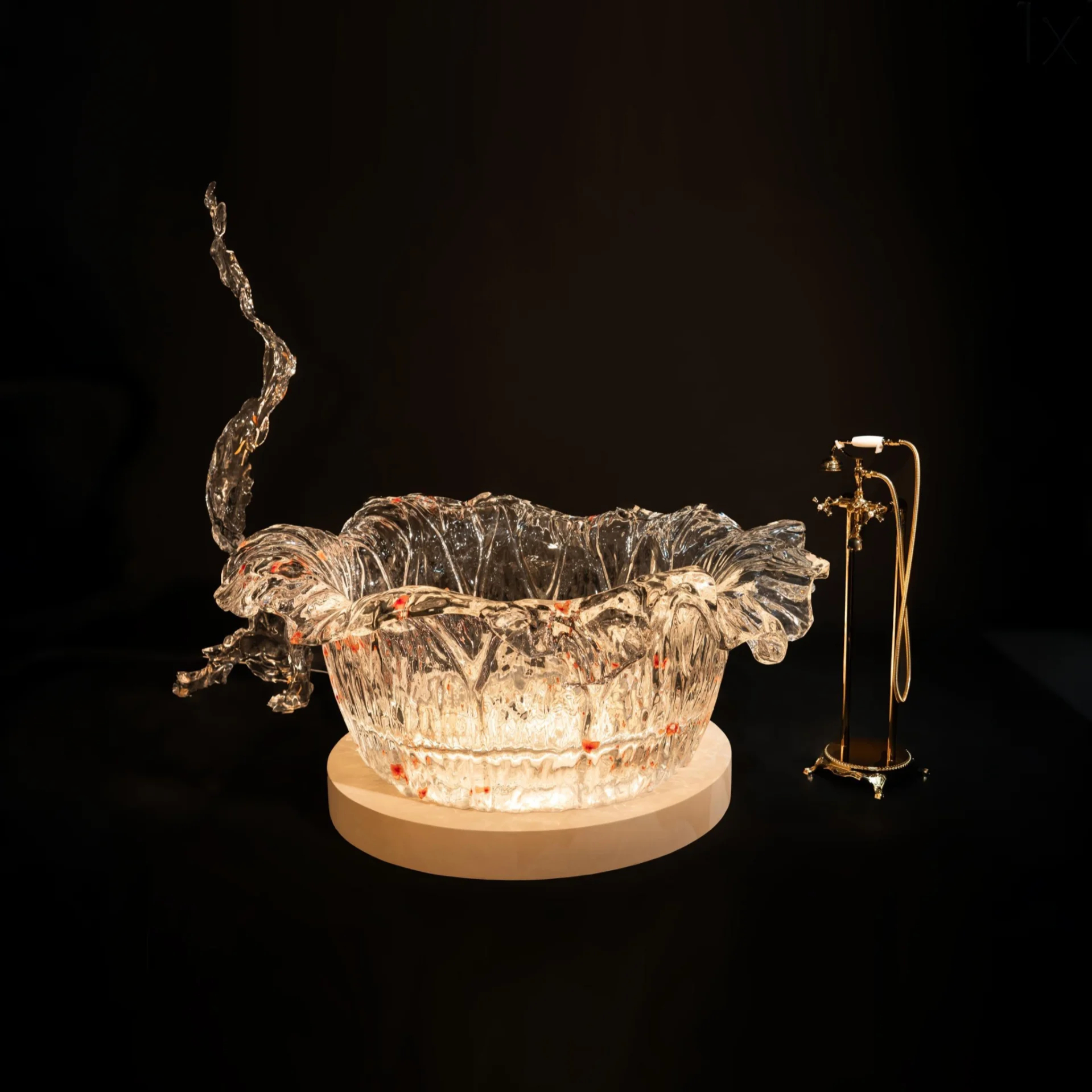 Eternal Bloom Acrylic Bathtub