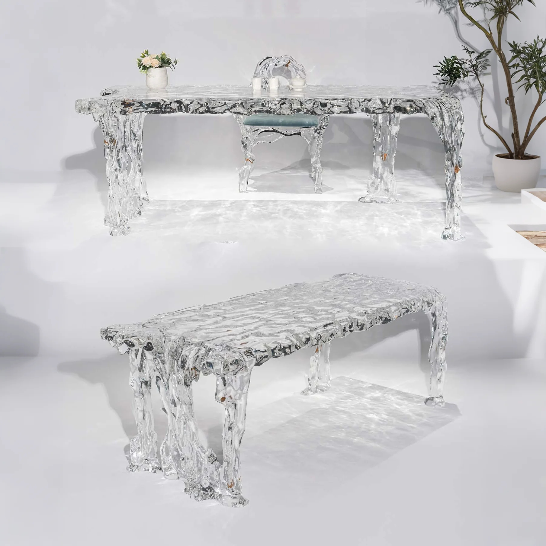 Hearkening the Brook's Whisper Tea Desk