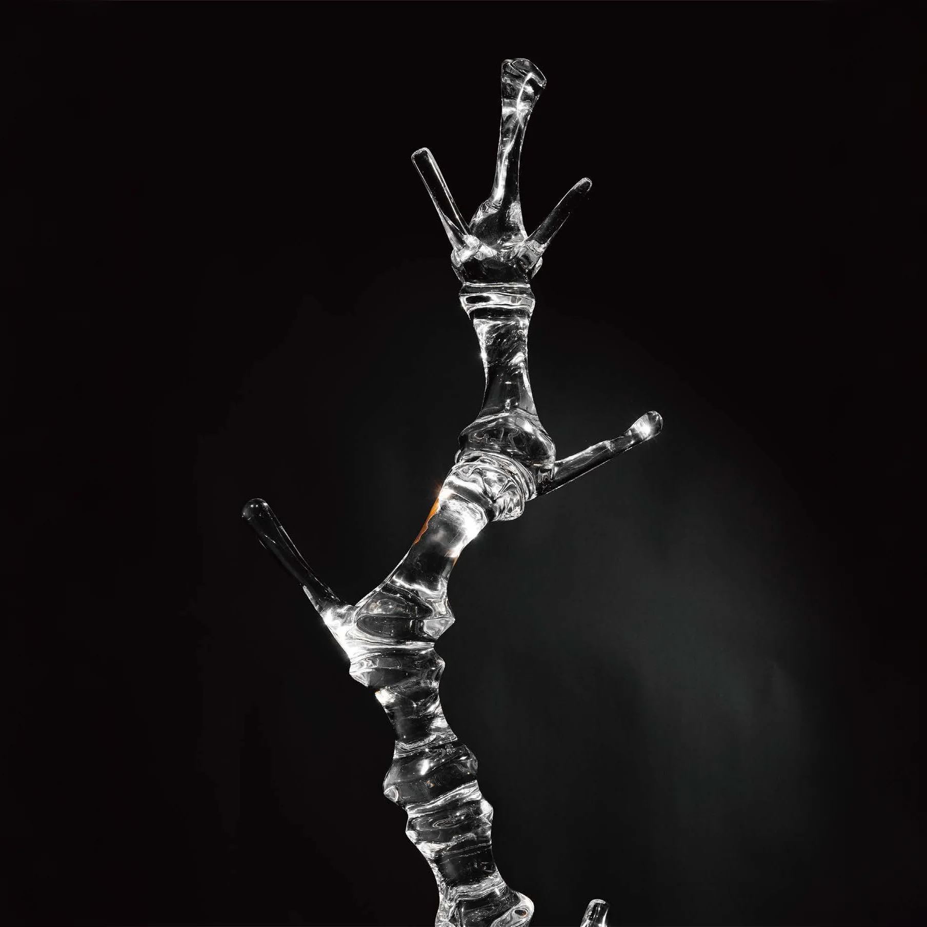 Emerald Shadow Zen Heart · Bamboo-Inspired Coat Rack