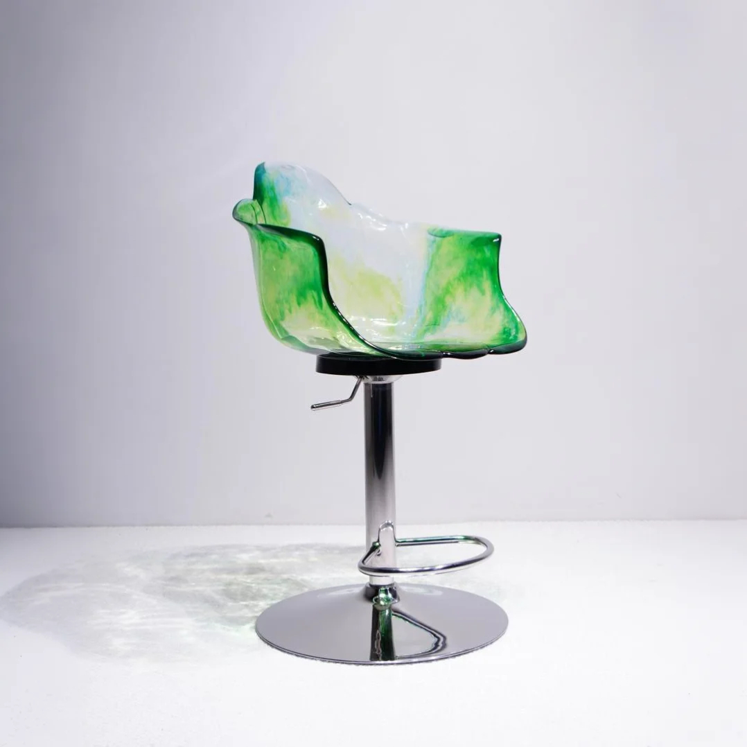 Tidepetal Acrylic Bar Stool