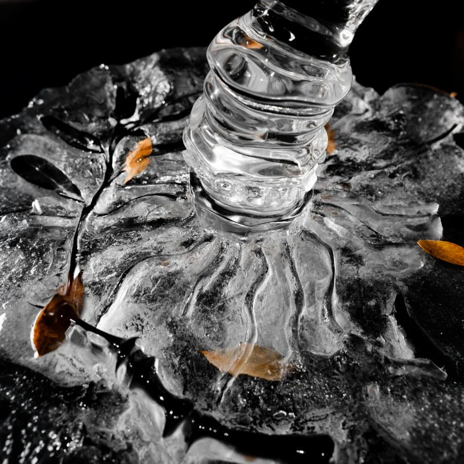 Emerald Reflection Zen Mind Acrylic Coat Rack