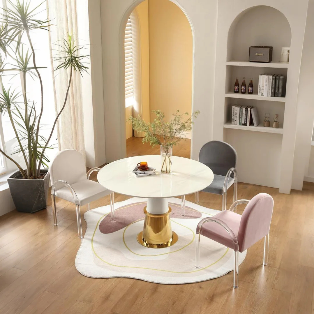 Veluna Arc-Back Acrylic Dining Chair