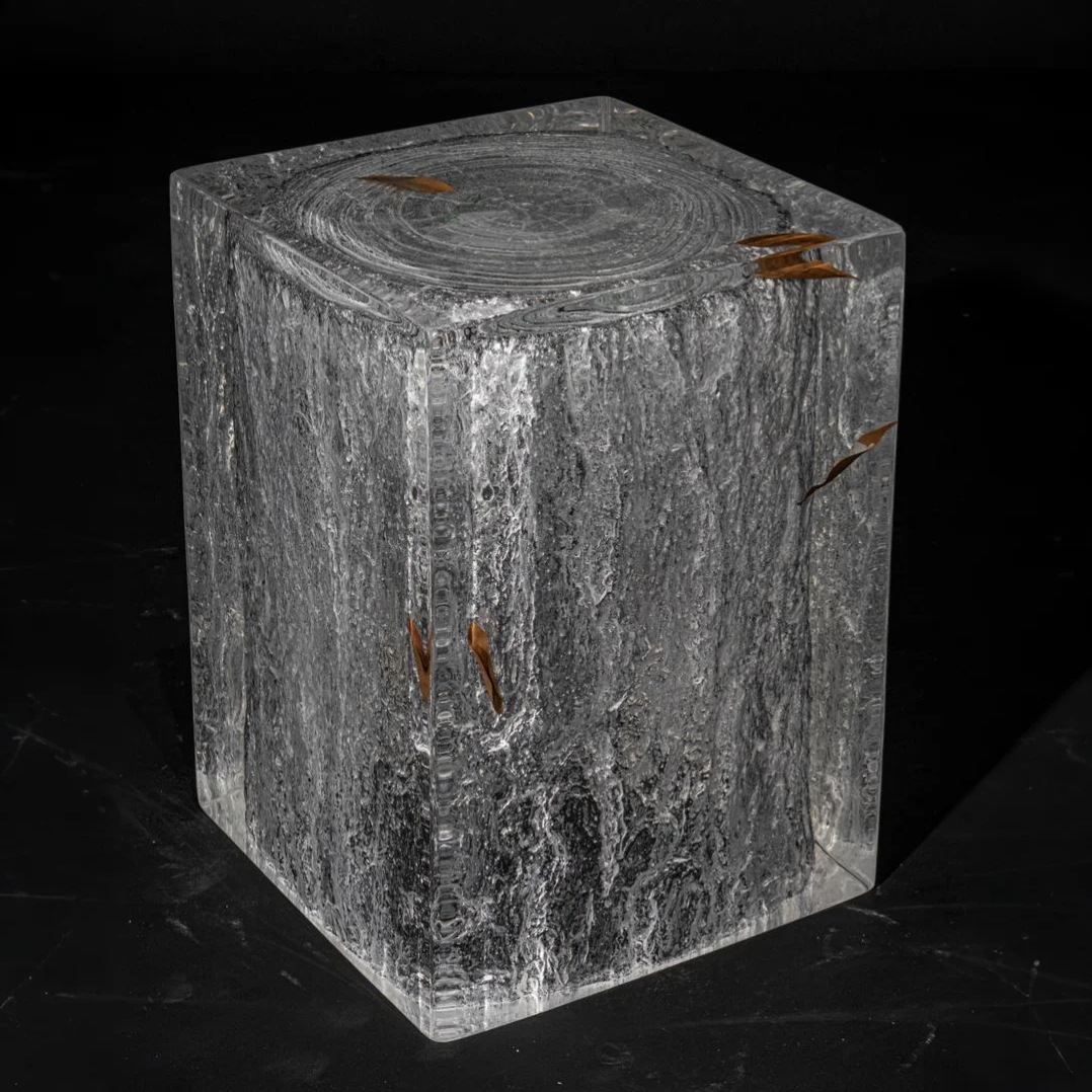 Whispers of the Forest Acrylic Stool