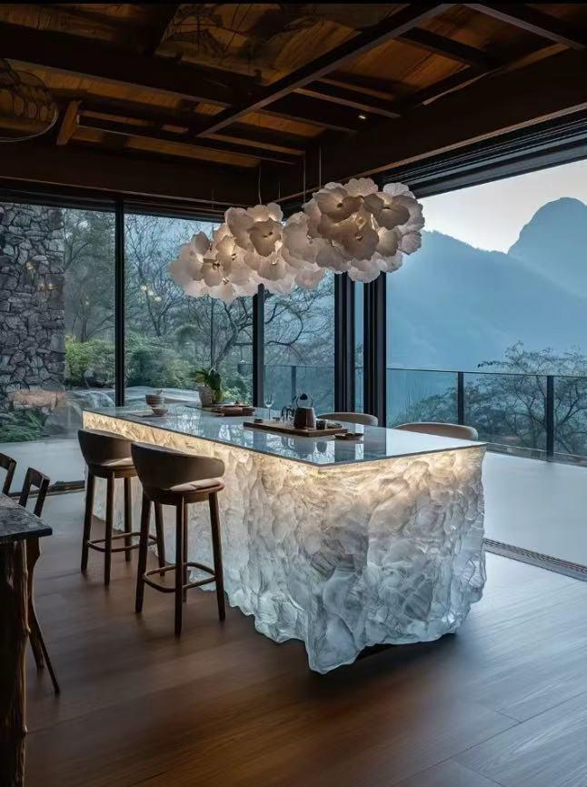 Nature Carved Resin Island