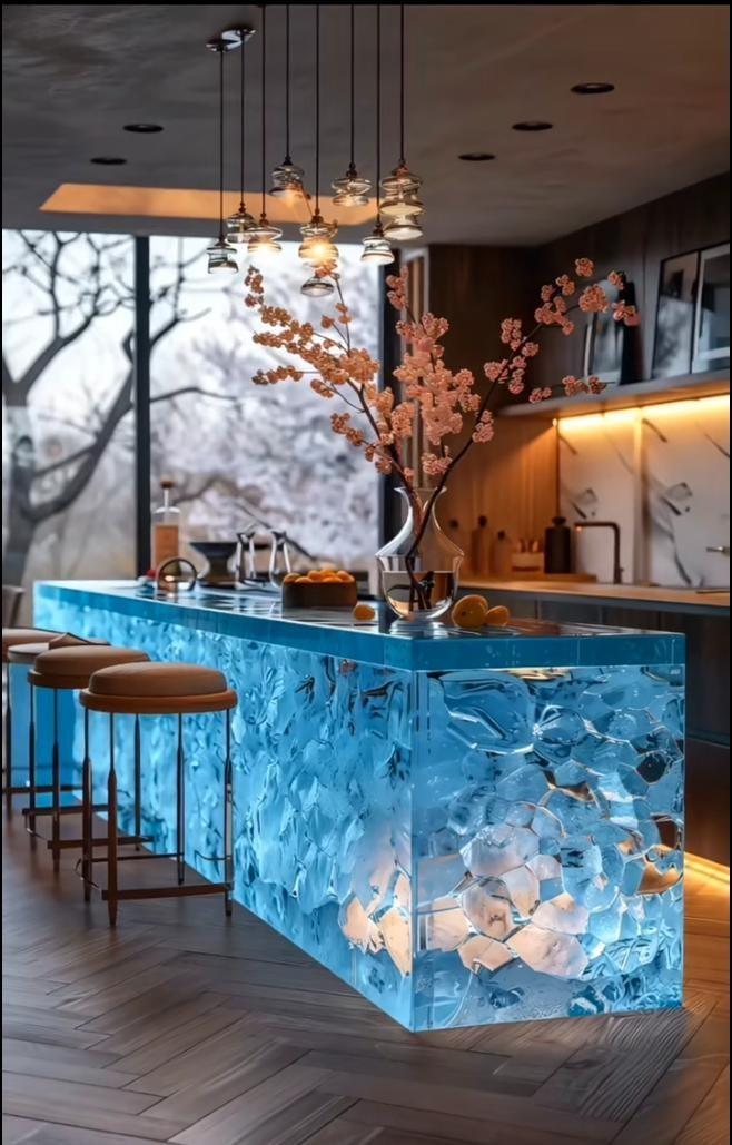 Ocean Blue Crystal Island