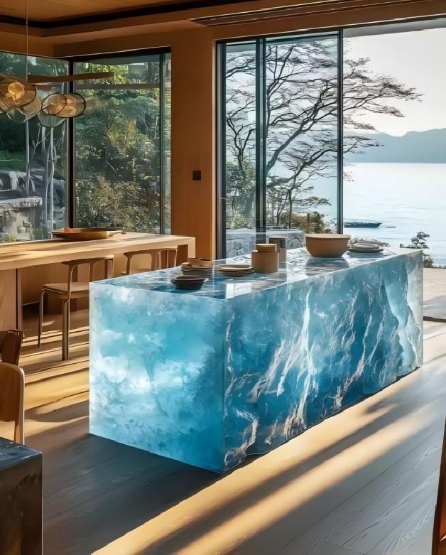 Mistwave Crystal Kitchen Island