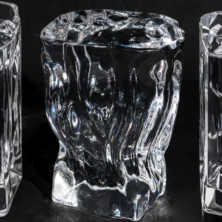 Tidal Grace Acrylic Stool