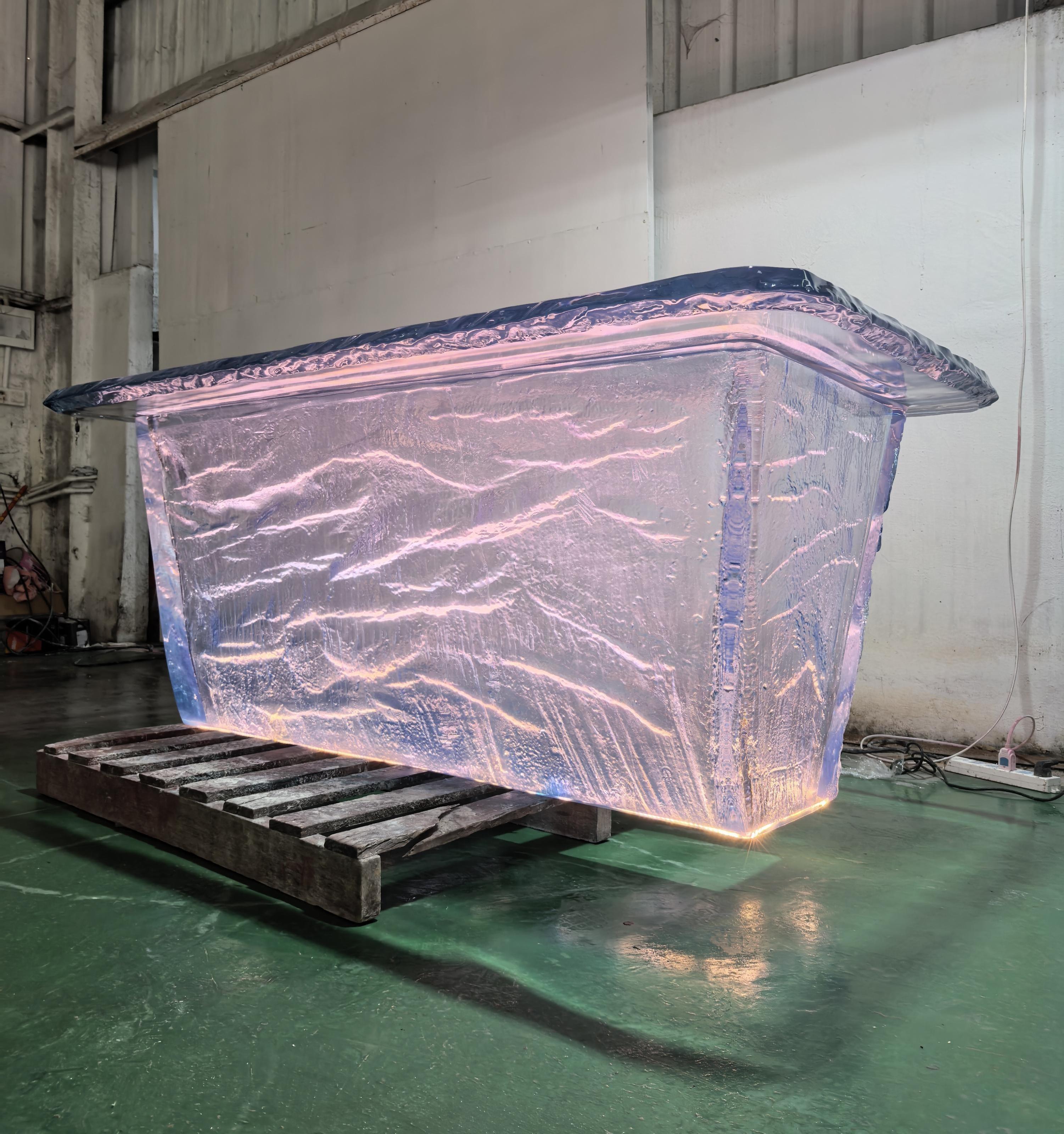 Illuminated Synthetic Crystal Island