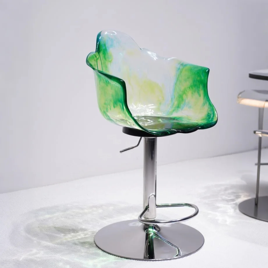 Tidepetal Acrylic Bar Stool