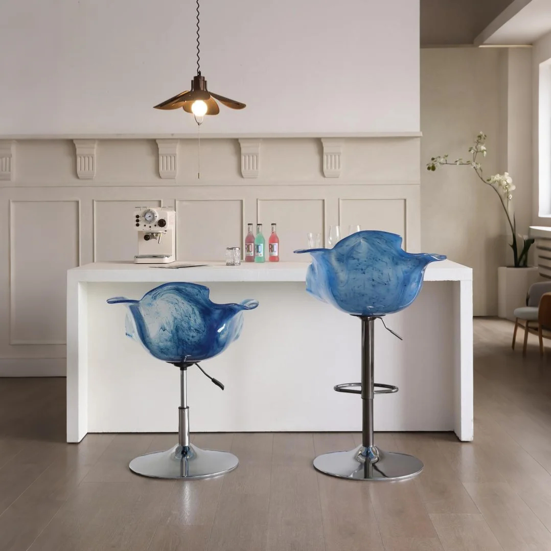 Tidepetal Acrylic Bar Stool
