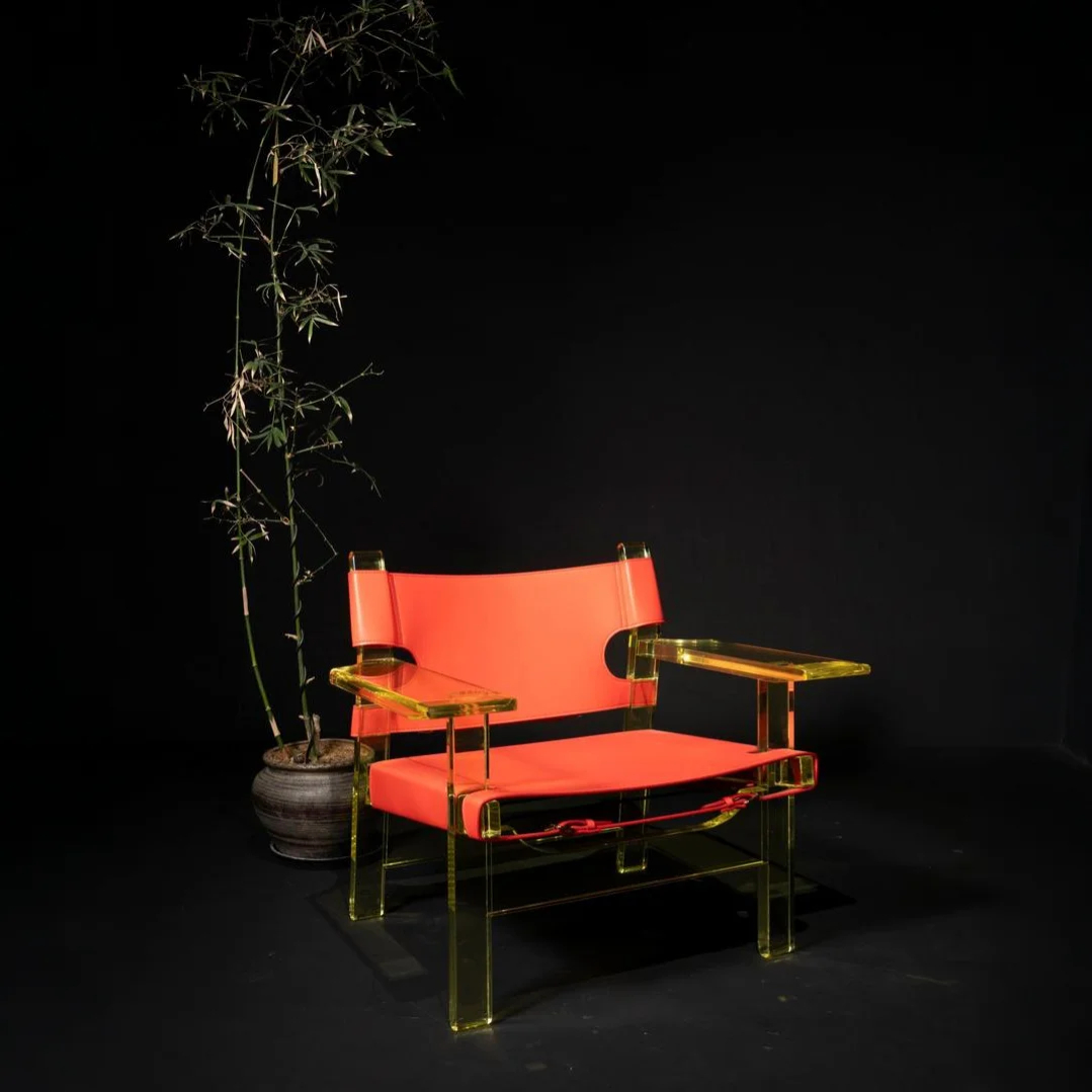 Solaris Ember Acrylic Chair