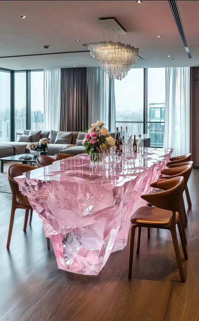 Iceberg Shard Crystal Table