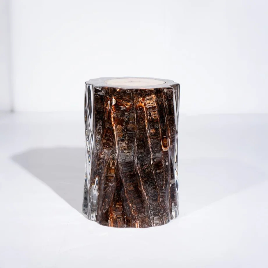 Timber Essence Acrylic Stool