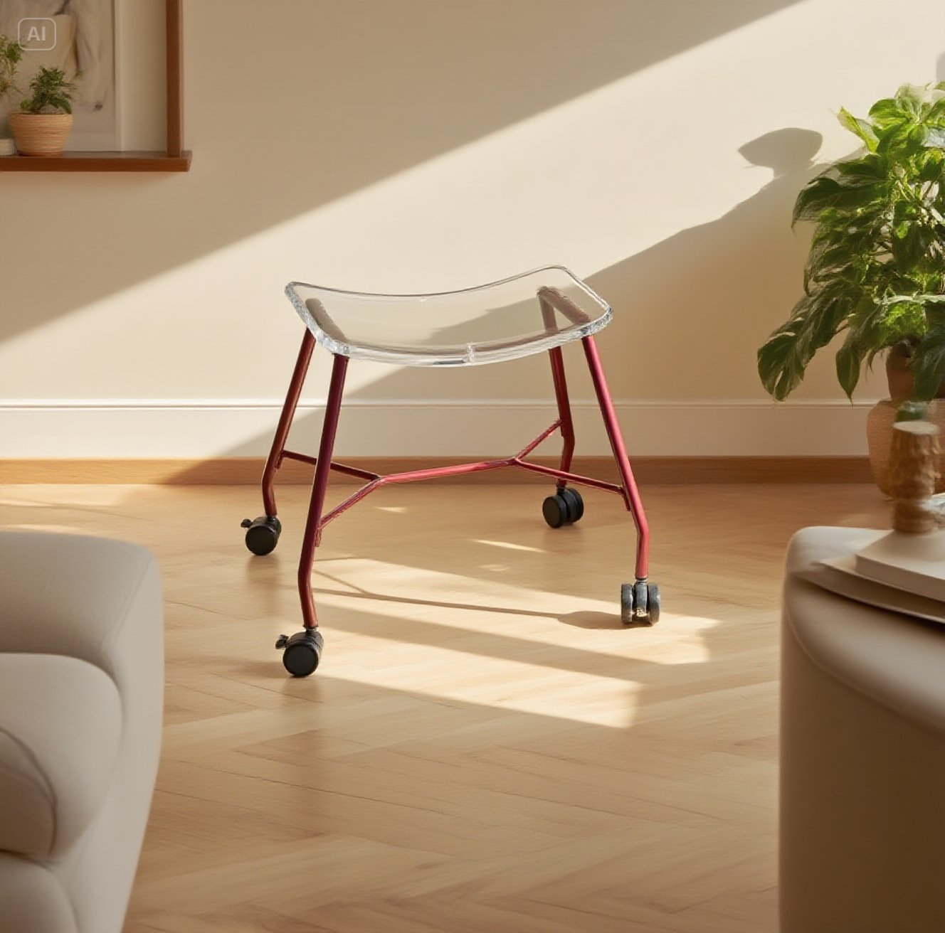 Allegro Light Acrylic Stool