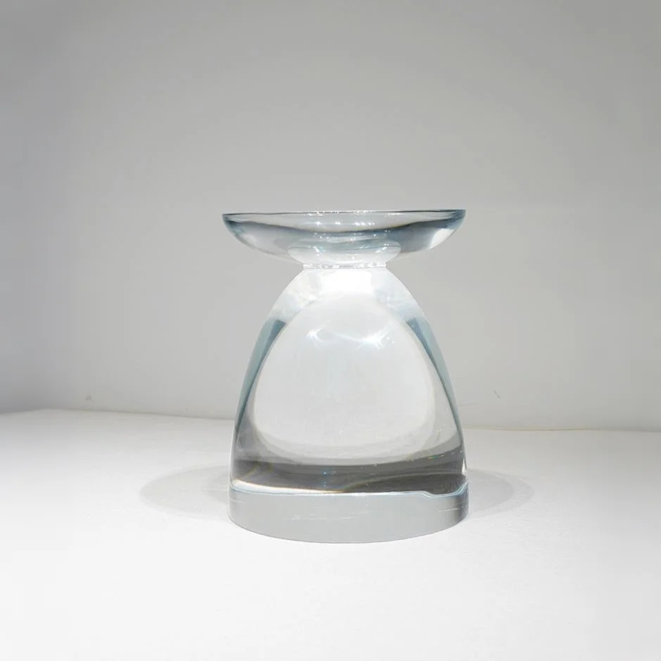 Hourglass Flow Acrylic Side Table