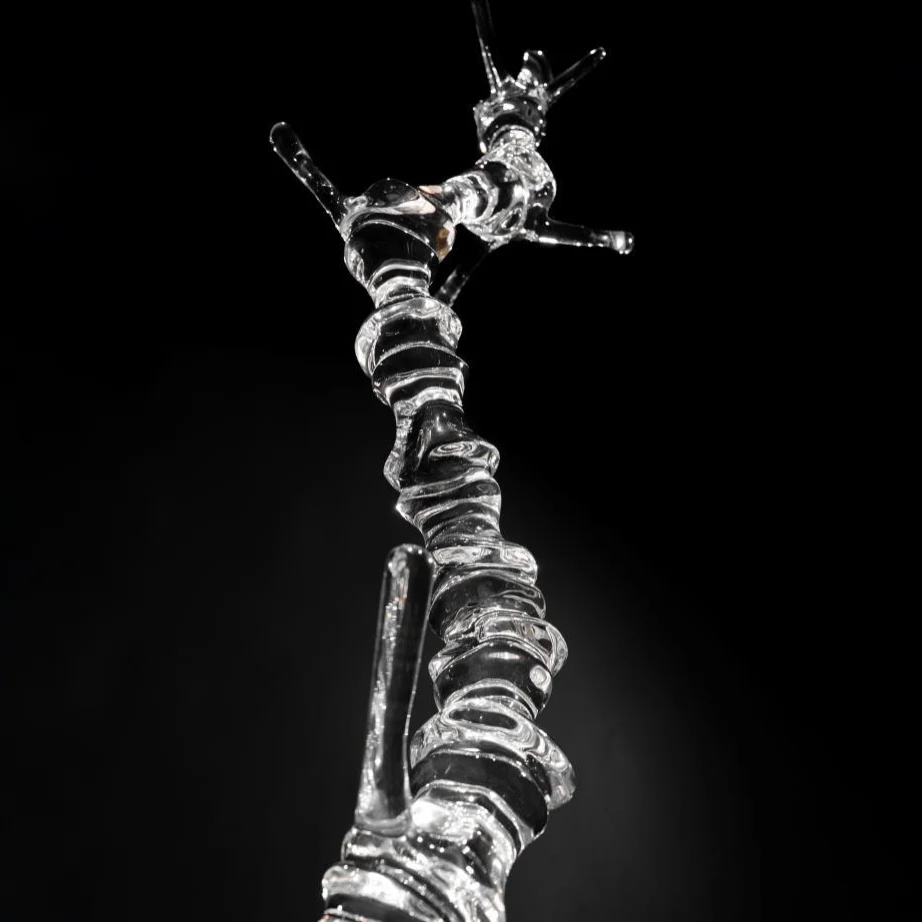 Emerald Reflection Zen Mind Acrylic Coat Rack