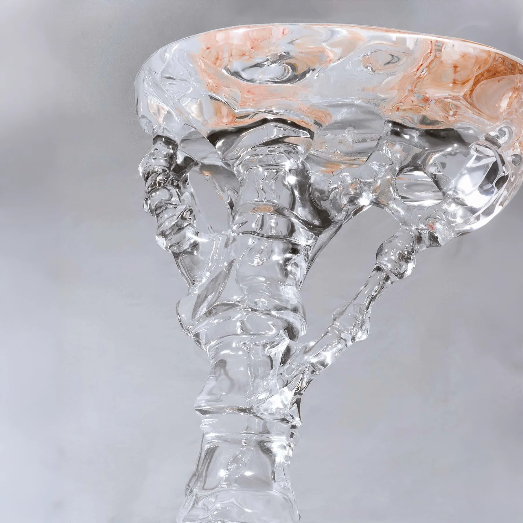 Clear Bamboo Shadow Chair