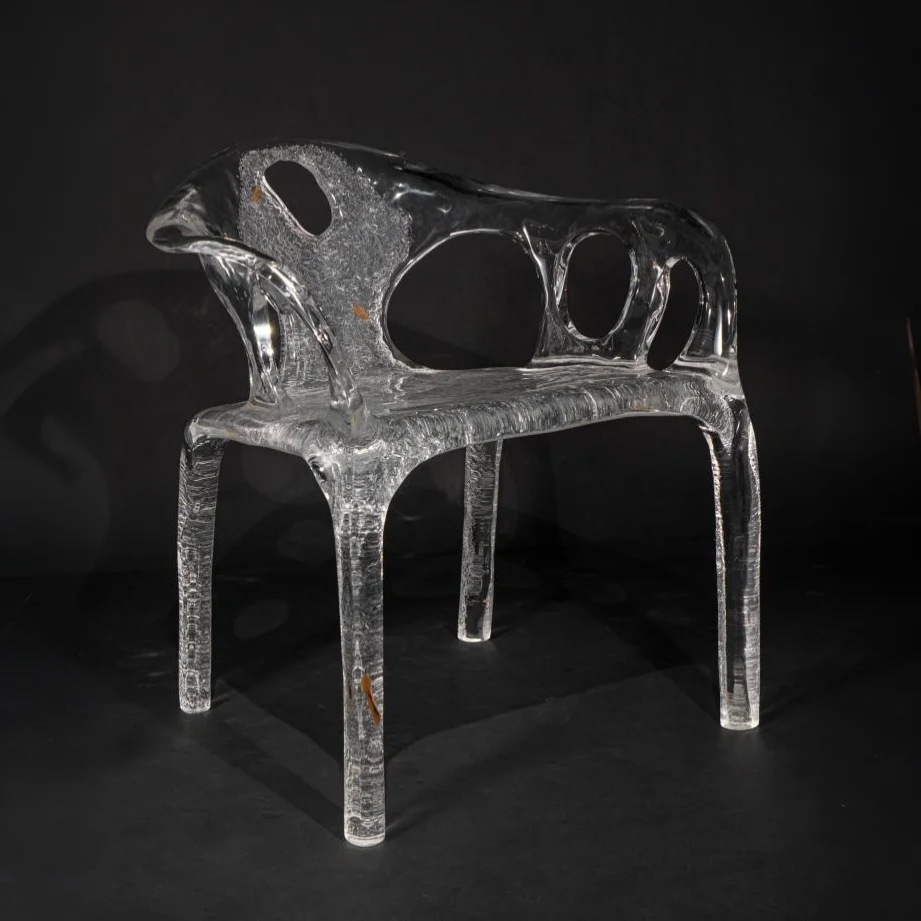 Glacial Hollow Acrylic Chair