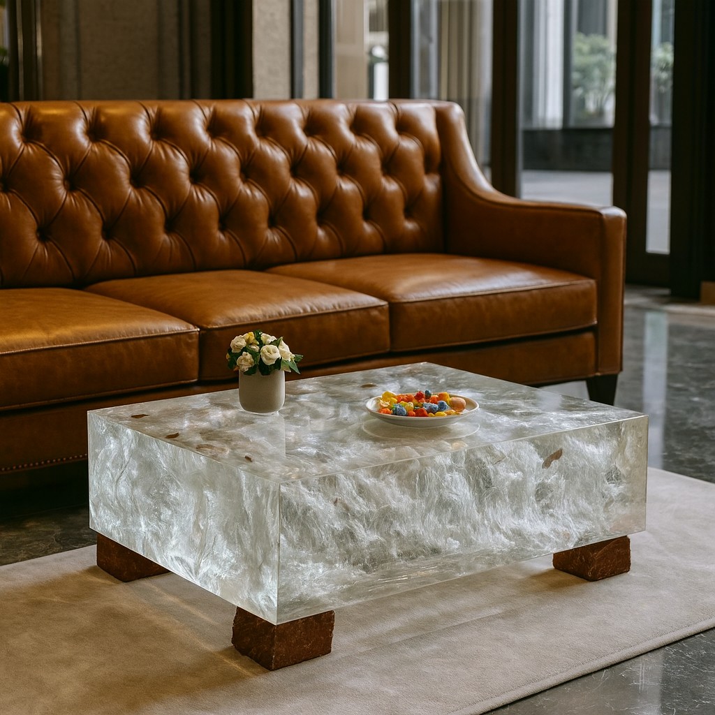 Pine Mountain in Solitude Questions the Ethereal Moon Coffee Table