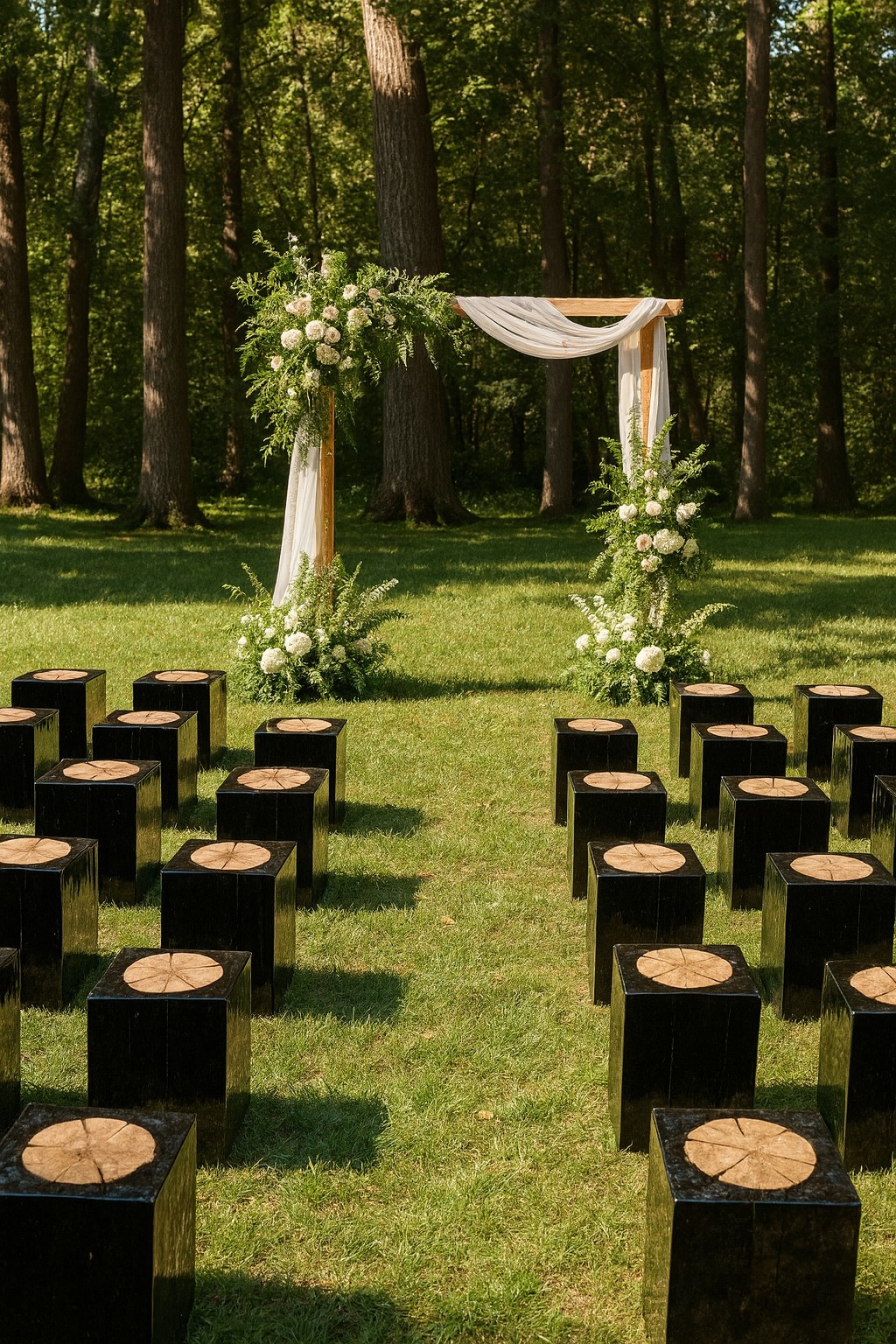 Ebon Dawn Acrylic Stool