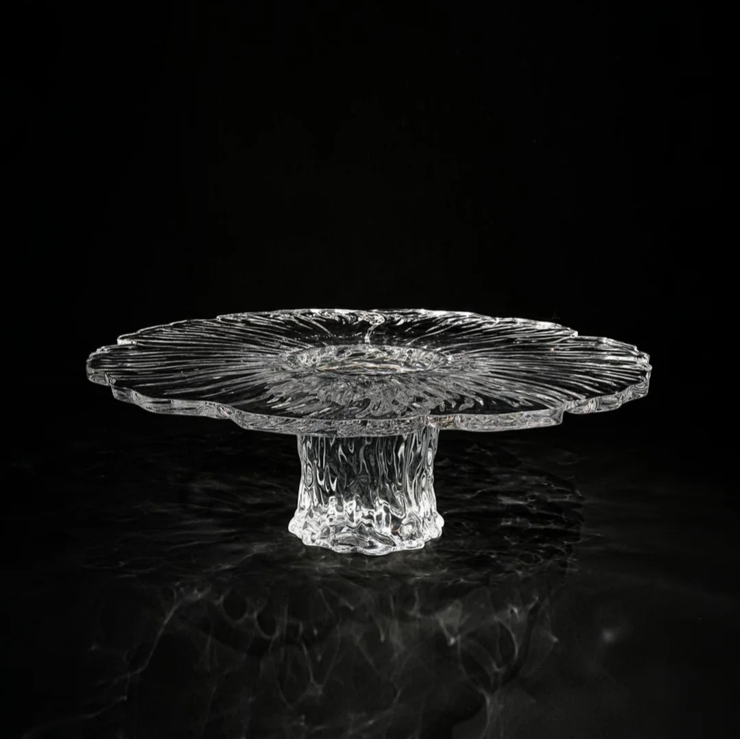 Floral Illusion Acrylic Side Table