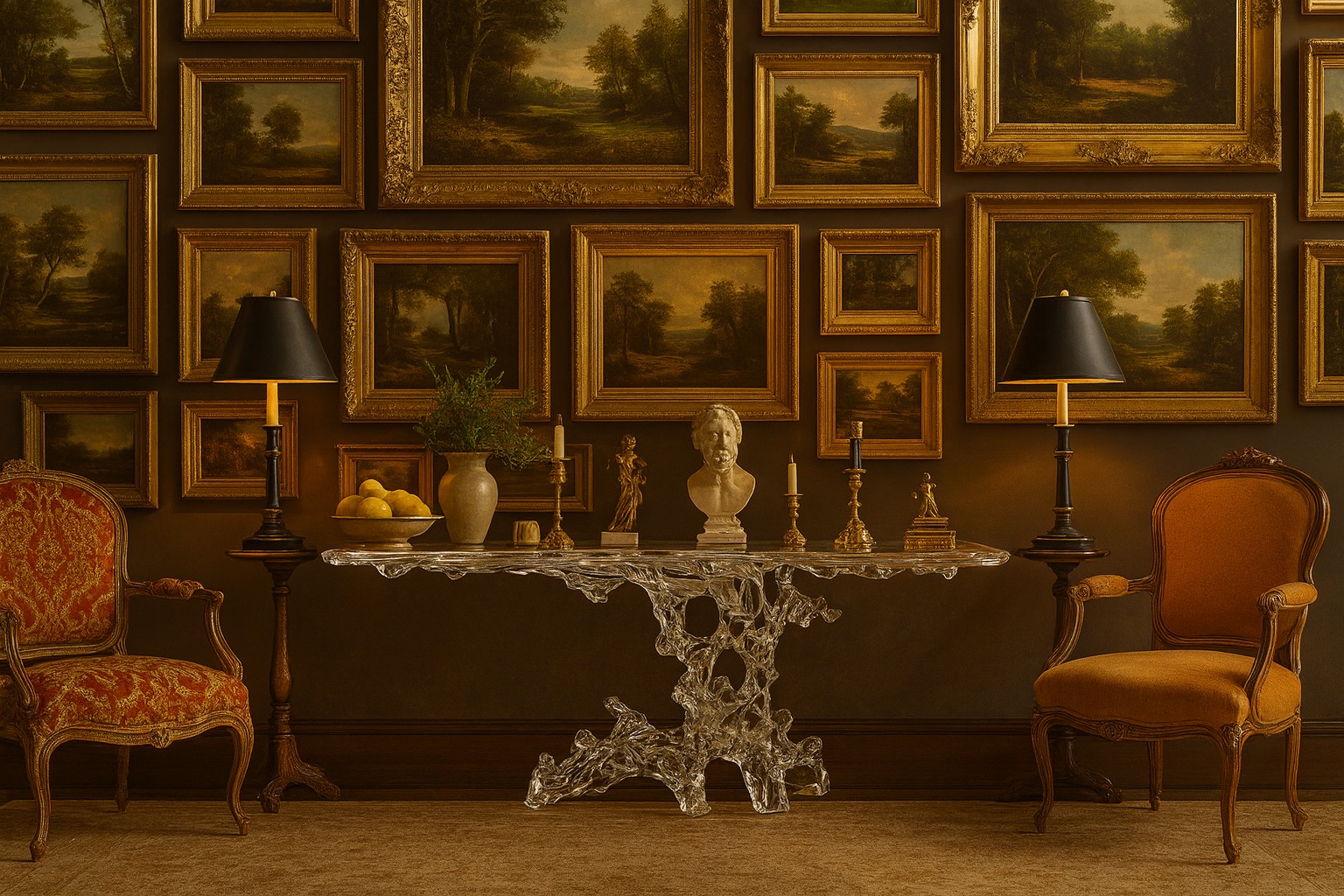 Stone Language  Console Table