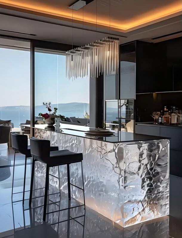 Textured Crystal Countertop