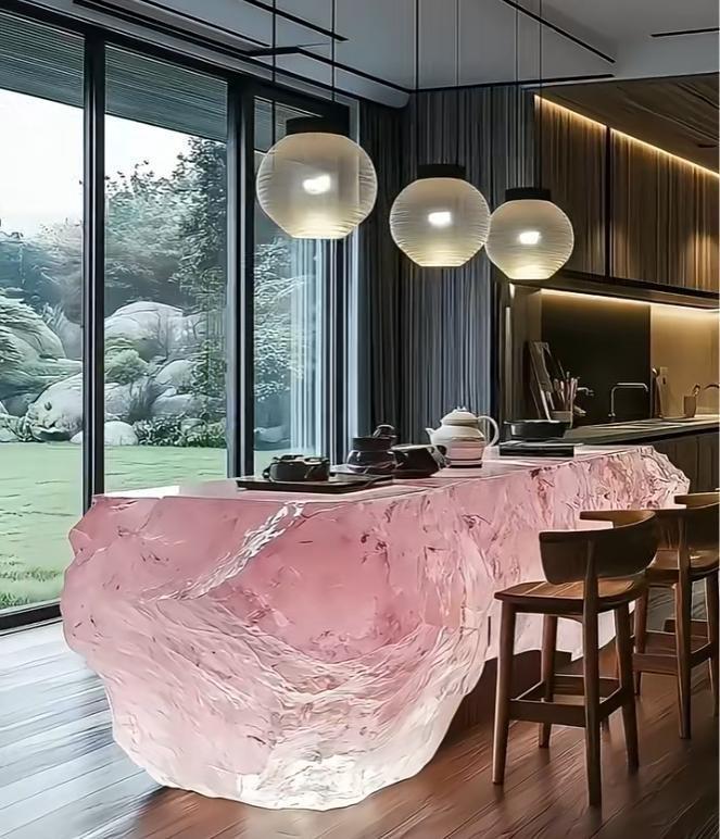 Raw Crystal Art Island