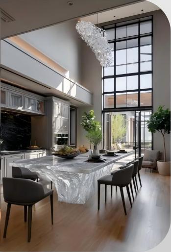 Crystal Art Kitchen Island
